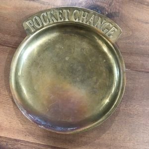 Brass Pocket Change Valet